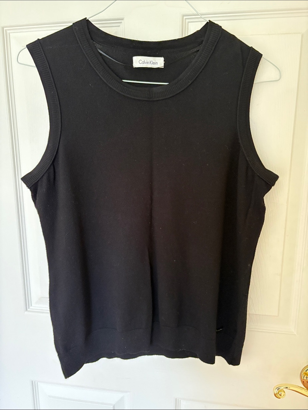 Black sweater tank
